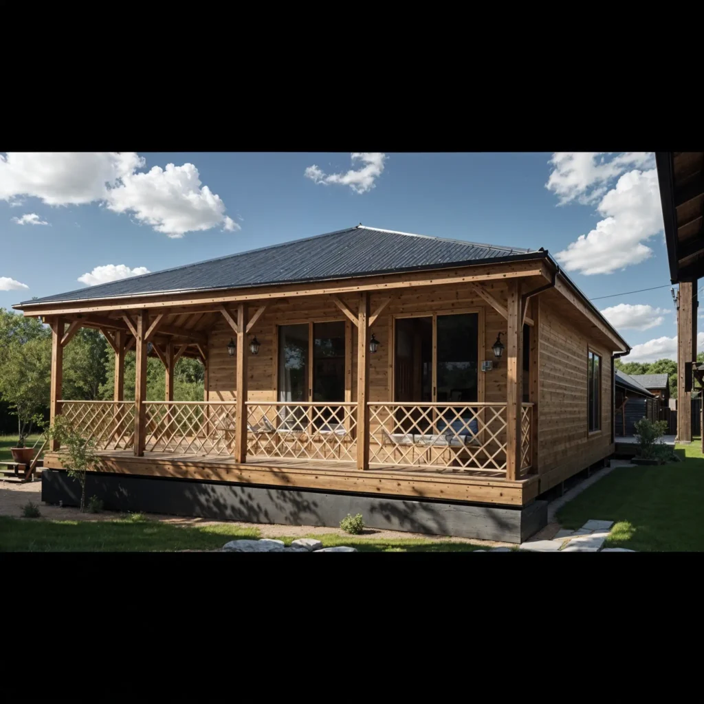 Дом из профилированного бруса DG20